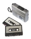 Tape cassette recorder Royalty Free Stock Photo