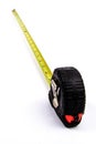 Tape Measure first person perspective Royalty Free Stock Photo