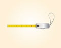 Tape measure length in centimeters