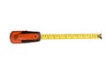 Tape measure on white background Royalty Free Stock Photo