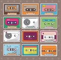 Tape stickers Royalty Free Stock Photo