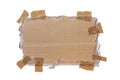 Taped Cardboard Royalty Free Stock Photo