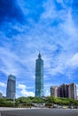 Tapei 101 skyscraper Royalty Free Stock Photo