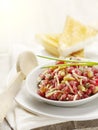 Tapenade with beef served with toast Royalty Free Stock Photo