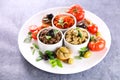 Tapenade with bread toast