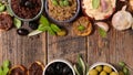 Tapenade and canape Royalty Free Stock Photo