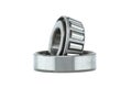 Tapered roller bearing over white background