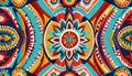 Tapestry decoration native indian blanket ceremony color