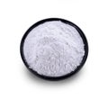 Tapioca flour isolated on white background Royalty Free Stock Photo