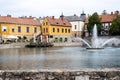 Tapolca is a small town in Hungary, close to Lake Balaton. Royalty Free Stock Photo