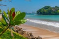 Taprobane island and Weligama beach at Sri Lanka