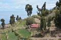 Taquile Island, lake Titicaca. Peru. Royalty Free Stock Photo