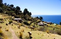 Taquile Island on Lake Titicaca, Peru Royalty Free Stock Photo