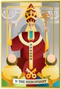 Tarot fifth card the pope the hierophant