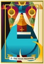 Second tarot card the high priestess popess