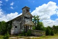 Tar Creek Superfund Site- Picher Oklahoma Christian Church Royalty Free Stock Photo