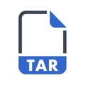 TAR File format icon Royalty Free Stock Photo
