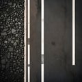 Tar road with road line markings background - ai generated image