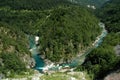 Tara canyon in Montenegro