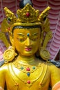 Tara Mandala Statue of Buddhist deity in Swayambhunath temple, Kathmandu, Nepal