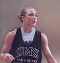 Tara Mitchem Practices Prior to NCAA D-1 Women's Basketball Tourney Game in NJ in 2001