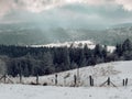 Tara mountains.View from Tara mountains in Serbia. Royalty Free Stock Photo