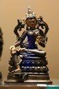 Green Tara, or Syama Tara. China, 18th century. Imitation of the Pala-Sena style Royalty Free Stock Photo