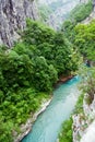 Tara River Canyon, Montenegro Royalty Free Stock Photo