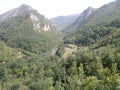 Tara river canyon in Montenegro