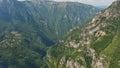 Tara River canyon and mountains