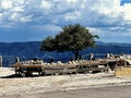 Tarahumara Craft Stall with Copper Canyon Backdrop, Chihuahua