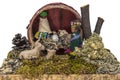 Tarahumara handmade Christmas nativity scene