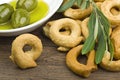 Taralli biscuit Royalty Free Stock Photo