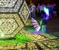 Taranaki Festival of Lights, Pukekura Park, New Plymouth, NZ 2020/2021 Royalty Free Stock Photo