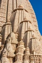 Taranga Jain Temple stone carving Royalty Free Stock Photo