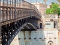 The taranto bridge on the taranto canalboat