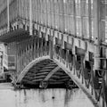 The taranto bridge on the taranto canalboat