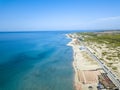 Taranto coastline from a drone