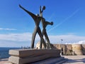 Taranto - Monumento ai Marinai Italiani Royalty Free Stock Photo