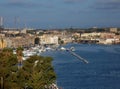 Taranto - Scorcio del Mar Piccolo all`alba la mattina presto