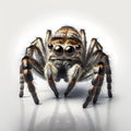 Tarantula Isolated White. Generative AI