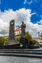 Taras Shevchenko Monument in Lviv, Ukraine