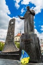 Taras Shevchenko Monument in Lviv, Ukraine