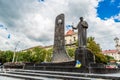 Taras Shevchenko Monument in Lviv, Ukraine