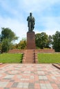 Taras Shevchenko monument in Shevchenko park, Kyiv, Ukraine Royalty Free Stock Photo