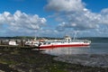 The Tarbert ferry landing at the ferry terminal on the Shannon River Estuary in western Ireland Royalty Free Stock Photo