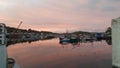 Tarbert marina sunset