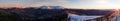 Tarcu Mountain panorama Royalty Free Stock Photo