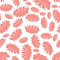 Tardigrada pattern seamless. type of microscopic invertebrate background. vector texture Royalty Free Stock Photo