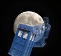 Tardis space travel Royalty Free Stock Photo